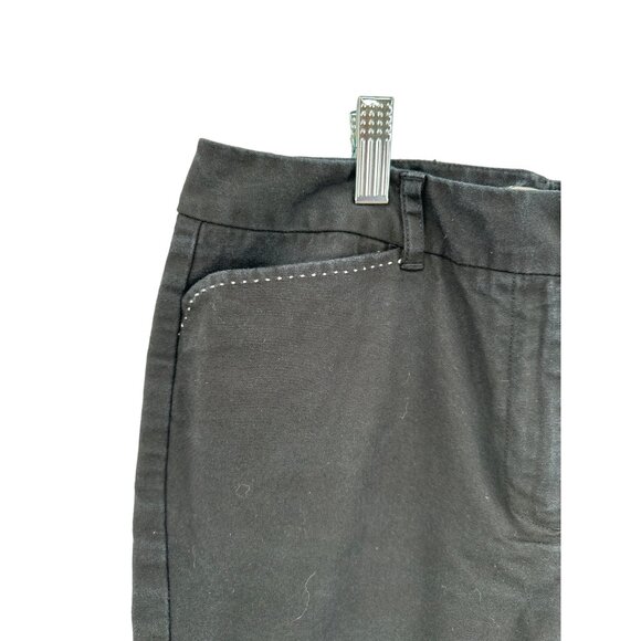 Talbots Capri Pants Stretch Womens Size 6 Embroidered Casual Travel Resort‎ - Picture 2 of 9